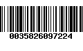 Código de Barras 0035826097224