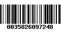 Código de Barras 0035826097248