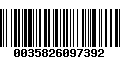 Código de Barras 0035826097392