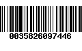 Código de Barras 0035826097446