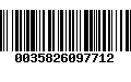 Código de Barras 0035826097712