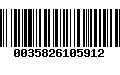 Código de Barras 0035826105912