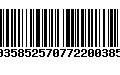 Código de Barras 00358525707722003857
