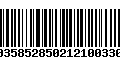 Código de Barras 00358528502121003302