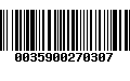 Código de Barras 0035900270307