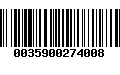 Código de Barras 0035900274008