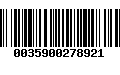 Código de Barras 0035900278921