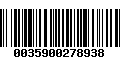 Código de Barras 0035900278938