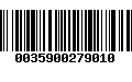 Código de Barras 0035900279010