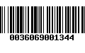 Código de Barras 0036069001344