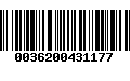 Código de Barras 0036200431177