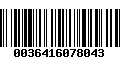 Código de Barras 0036416078043