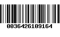 Código de Barras 0036426109164