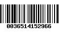 Código de Barras 0036514152966