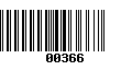 Código de Barras 00366