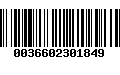 Código de Barras 0036602301849