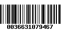 Código de Barras 0036631079467