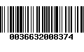 Código de Barras 0036632008374