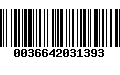 Código de Barras 0036642031393