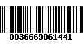 Código de Barras 0036669061441