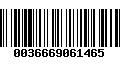 Código de Barras 0036669061465