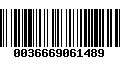 Código de Barras 0036669061489