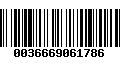 Código de Barras 0036669061786