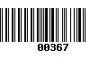 Código de Barras 00367