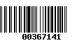 Código de Barras 00367141