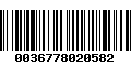 Código de Barras 0036778020582