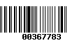 Código de Barras 00367783