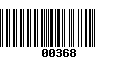 Código de Barras 00368