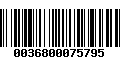 Código de Barras 0036800075795