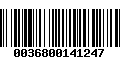 Código de Barras 0036800141247