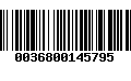 Código de Barras 0036800145795