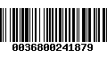 Código de Barras 0036800241879