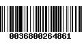 Código de Barras 0036800264861