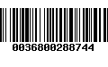 Código de Barras 0036800288744