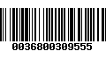 Código de Barras 0036800309555