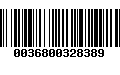 Código de Barras 0036800328389