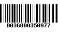 Código de Barras 0036800350977