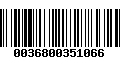 Código de Barras 0036800351066