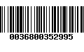 Código de Barras 0036800352995