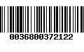 Código de Barras 0036800372122