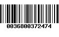 Código de Barras 0036800372474