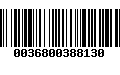 Código de Barras 0036800388130