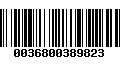 Código de Barras 0036800389823