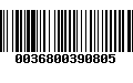 Código de Barras 0036800390805