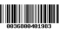 Código de Barras 0036800401983