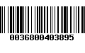 Código de Barras 0036800403895